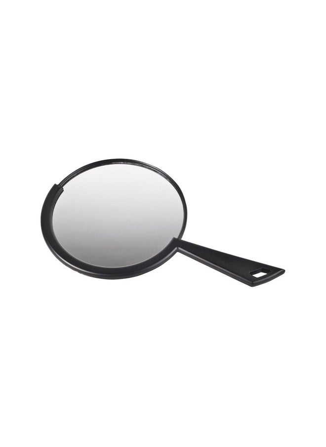 Cricket Deco Salon Mirror For Hair Stylist Round Handheld Hand Mirror With Handle Hairstylist Barber Station Supplies And Accessories Black  - Image 3