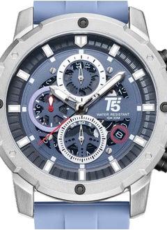 T5 T5 Men's Chronograph Silicone strap Watch  - Image 3