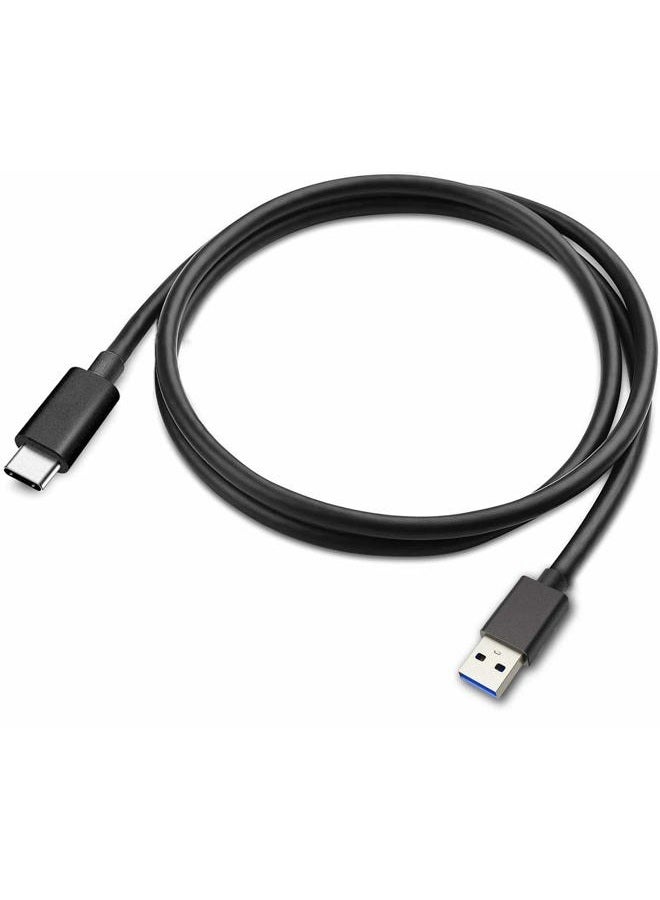 Akingdleo USB-C Type C USB Data Sync Charging Cable Compatible for Elgato Game Capture HD60 S -(3.3ft Black) - Image 3