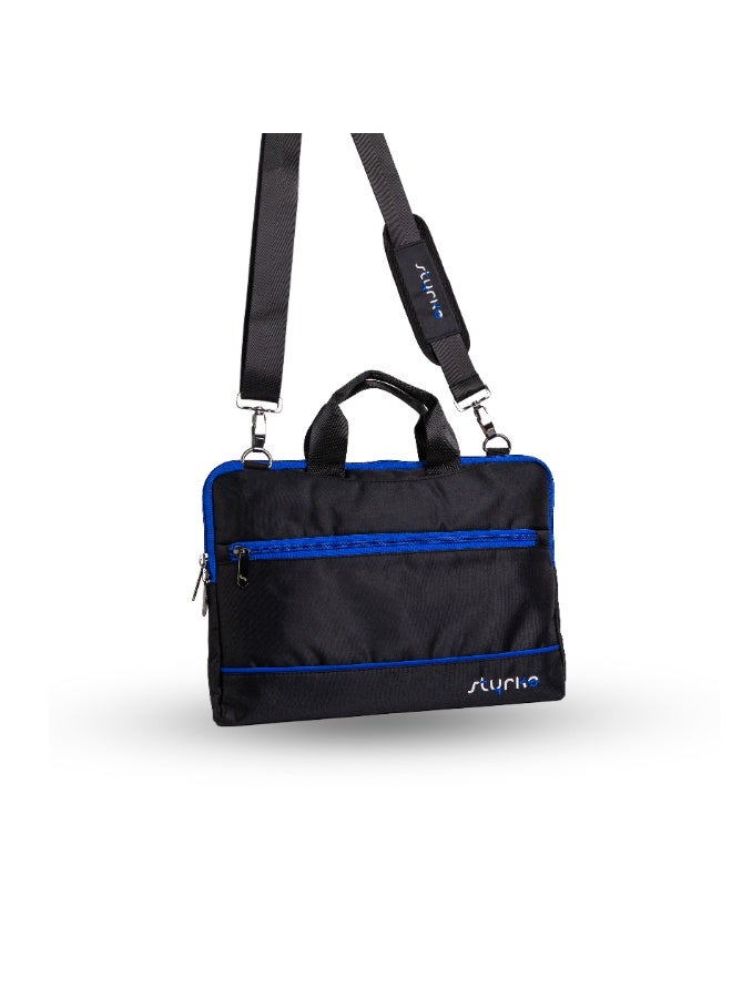 Styrke 15" Laptop Sleeve - Professional DryCarry Nylon Messenger Bag w/Shoulder Strap, Water-Resistant, Padded Protection for Business & Travel - Image 2