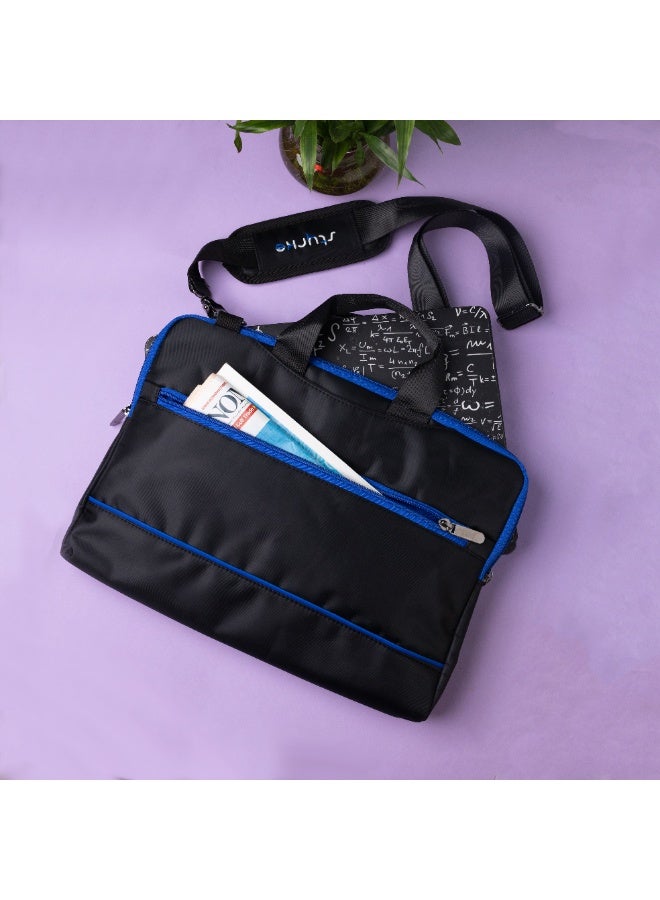Styrke 15" Laptop Sleeve - Professional DryCarry Nylon Messenger Bag w/Shoulder Strap, Water-Resistant, Padded Protection for Business & Travel - Image 3