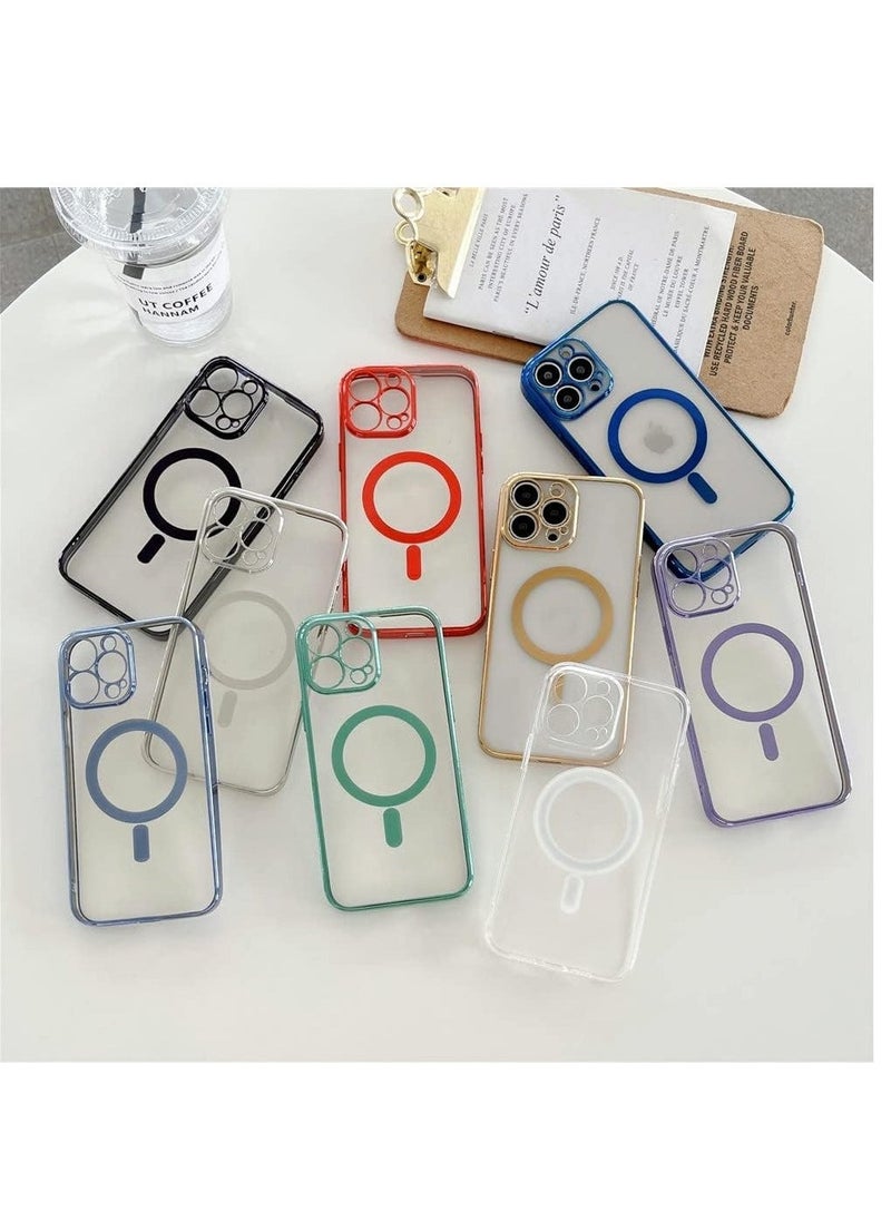 JAJEEK iPhone 12 Pro Max Case, Ultra-Thin Shockproof and Anti-Yellow Protective Cover, Magnetic Phone Cover - Image 3