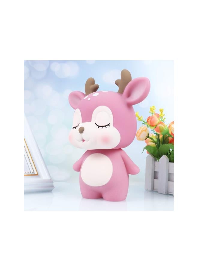 klarako Piggy Bank for Girls Pink Deer Piggy Bank Cute Money Bank for Decor Gift - Image 5