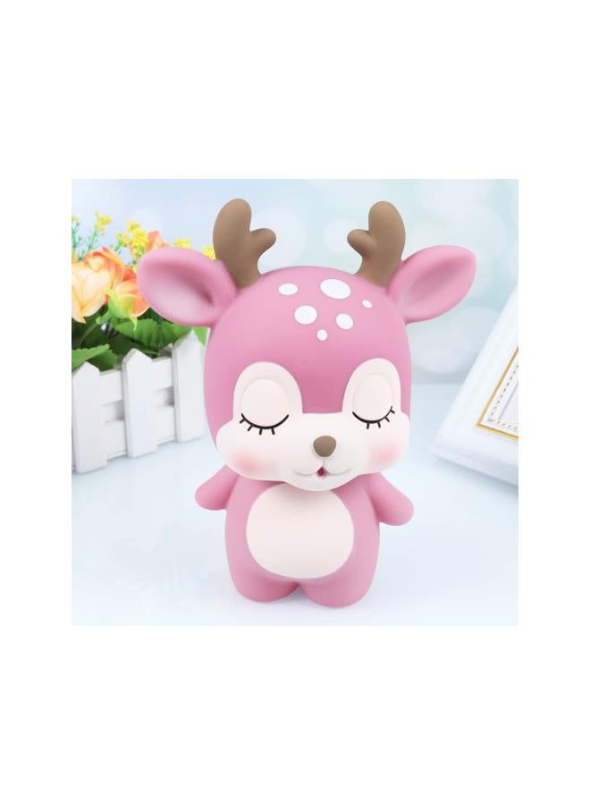 klarako Piggy Bank for Girls Pink Deer Piggy Bank Cute Money Bank for Decor Gift - Image 3