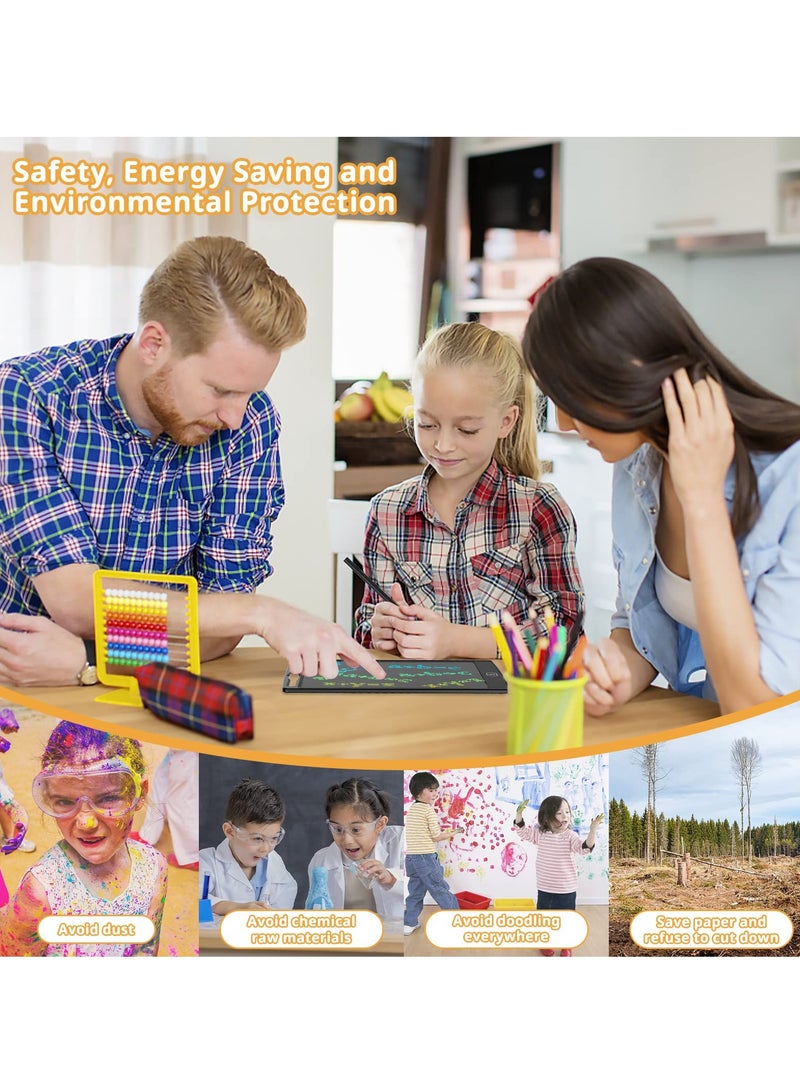 دايتويز لوح كتابة LCD للأطفال مقاس 8.5 بوصة، ألعاب أطفال للبنات والأولاد ولوحة رسم لعمر 3 4 5 6 7 8 لوحة رسم للأطفال بعمر سنة واحدة، هدية عيد ميلاد أساسية للسفر للأطفال - Image 3