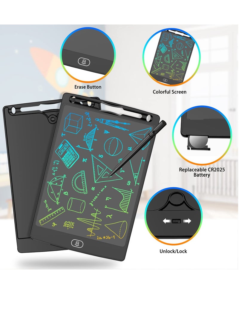 دايتويز لوح كتابة LCD للأطفال مقاس 8.5 بوصة، ألعاب أطفال للبنات والأولاد ولوحة رسم لعمر 3 4 5 6 7 8 لوحة رسم للأطفال بعمر سنة واحدة، هدية عيد ميلاد أساسية للسفر للأطفال - Image 4