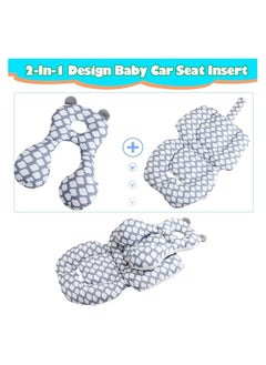 Moro Moro Baby Stroller & Car Seat Cushion with Head & Neck Support – Dual-Sided, All-Season Comfort  - Image 2
