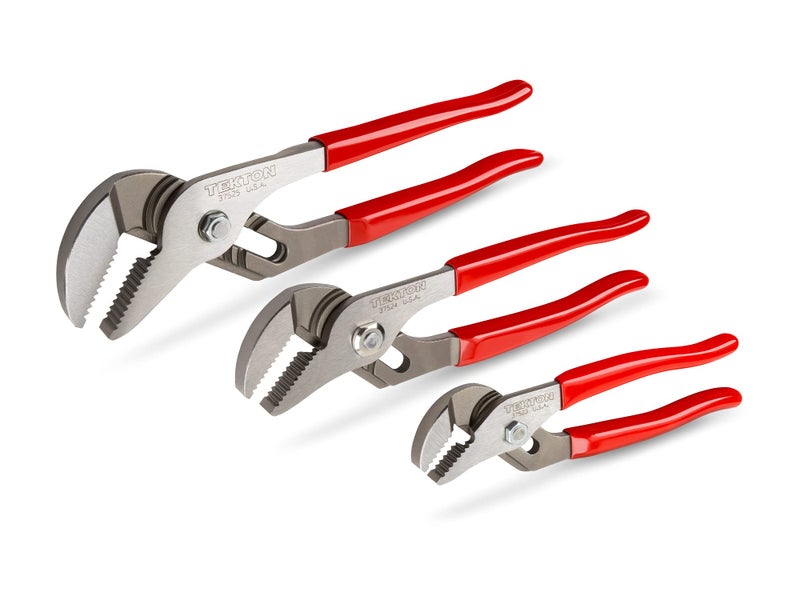 TEKTON Groove Joint Pliers Set, 3-Piece (7, 10, 13 in.) | 90394 | Made in USA - Image 2