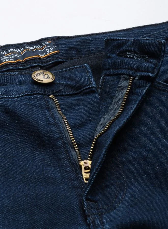The Indian Garage Co  Men Carrot Fit Solid Jeans for Men | Best Price UAE