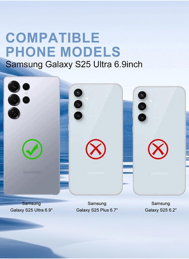 Tersely - [4-Pack] 9H Tempered Glass Screen Protector for Samsung Galaxy S25 5G, with Installation Alignment Frame, Support Fingerprint Unlock, Case Friendly, Anti-Scratch Film - Image 1
