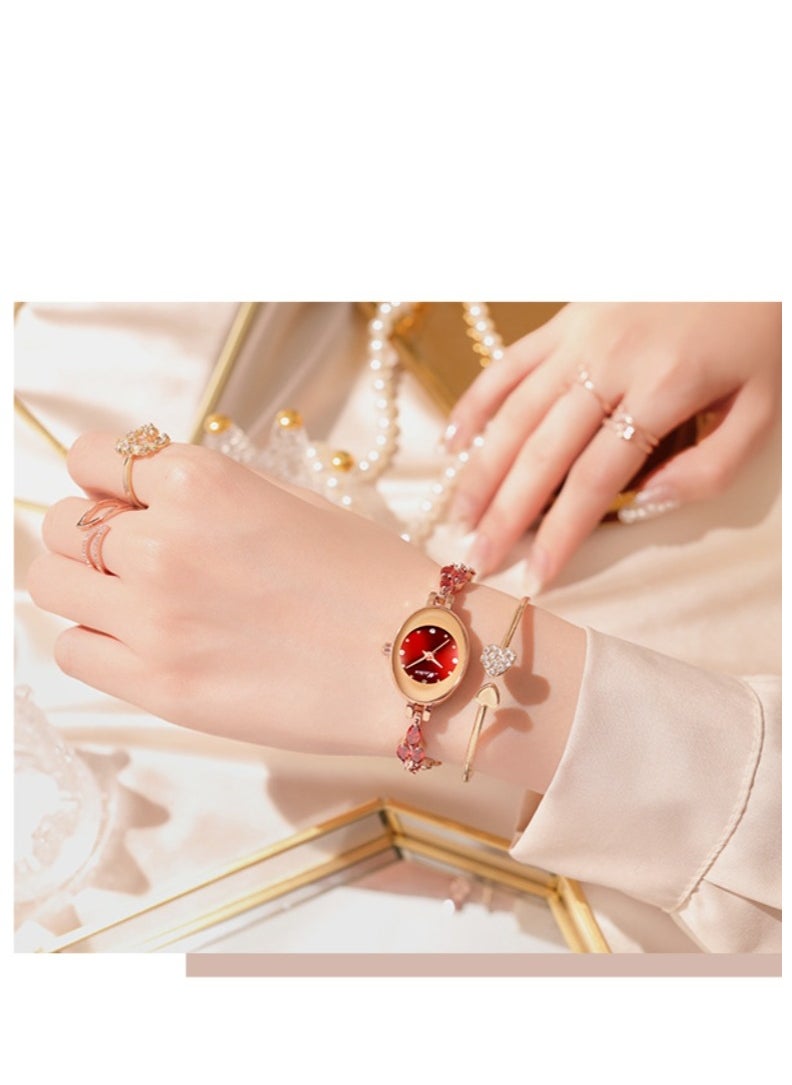 Meibin - Women's Fashion Diamond Inlaid Bracelet Watch - Image 1