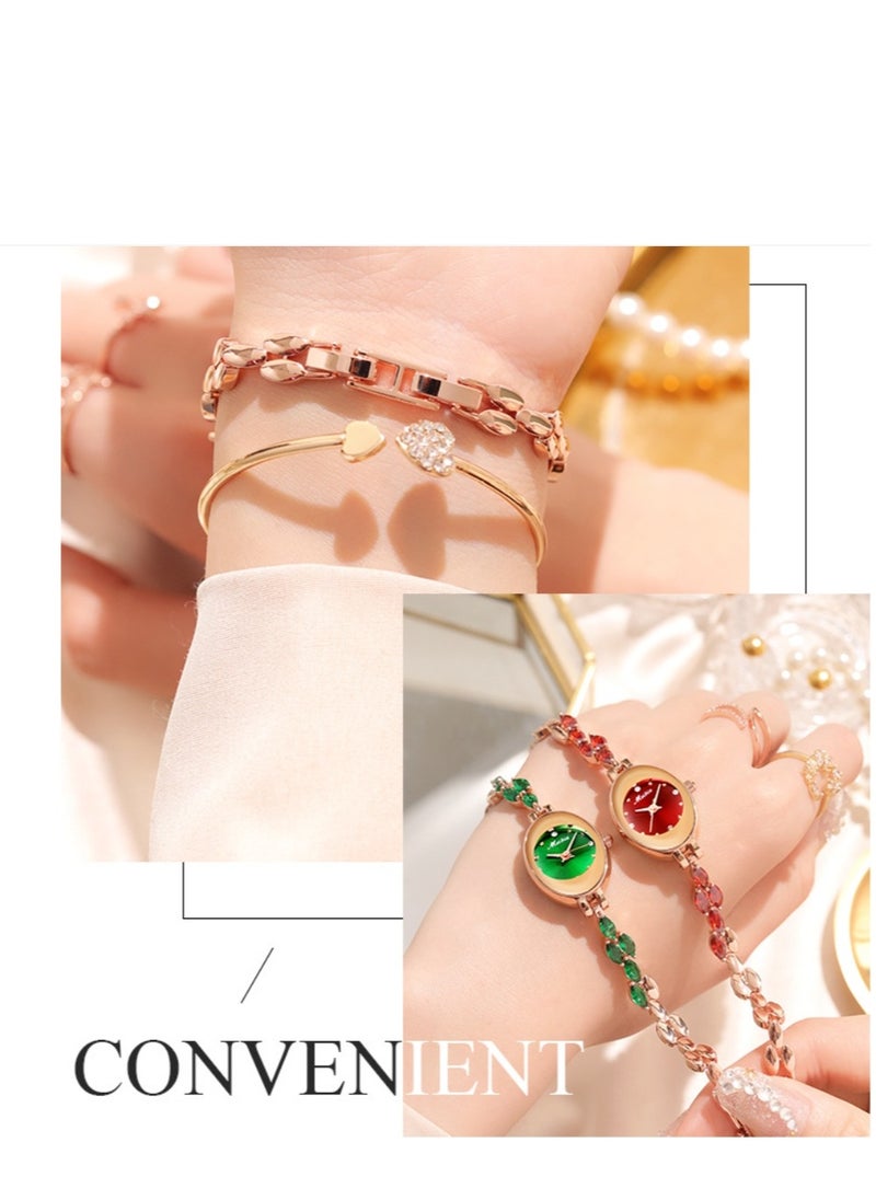 Meibin - Women's Fashion Diamond Inlaid Bracelet Watch - Image 1