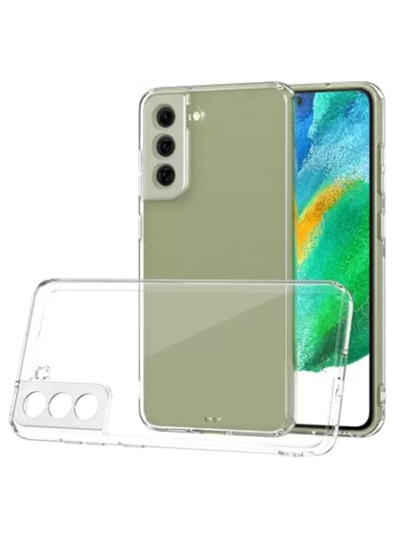 Samsung Galaxy S21 FE 5G Clear Case Soft Flexible TPU Shockproof Transparent  Back Cover Compatible for Samsung Galaxy 21 FE 5G - Image 1