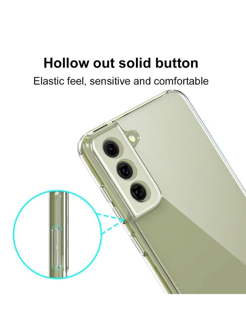Samsung Galaxy S21 FE 5G Clear Case Soft Flexible TPU Shockproof Transparent  Back Cover Compatible for Samsung Galaxy 21 FE 5G - Image 4
