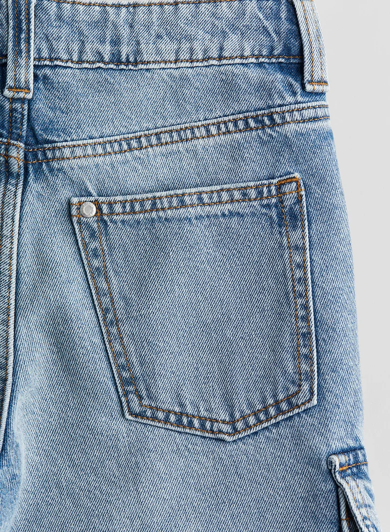 اتش اند ام Loose Fit Straight Leg Jeans