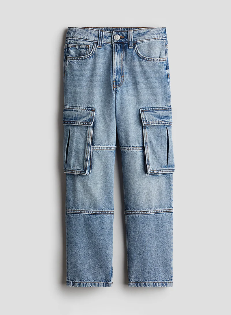 اتش اند ام Loose Fit Straight Leg Jeans
