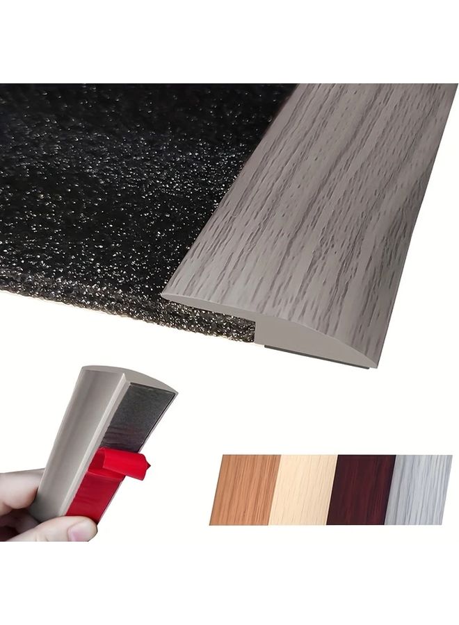 Maple Grain Floor Transition Strip For Carpet Laminate Vinyl Height Differences - Image 2