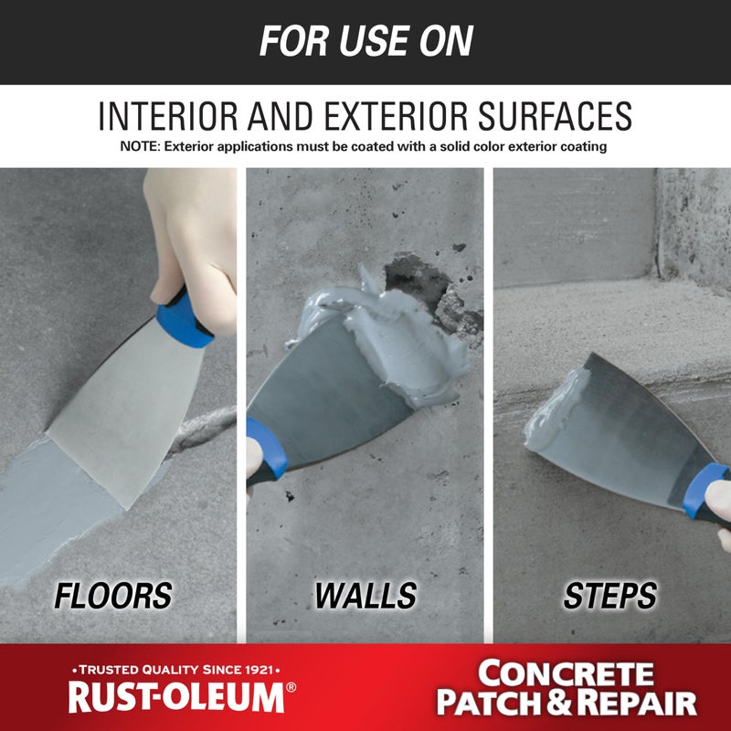 Rust-Oleum 301012 Concrete Patch & Repair, 24 oz, Gray - Image 5