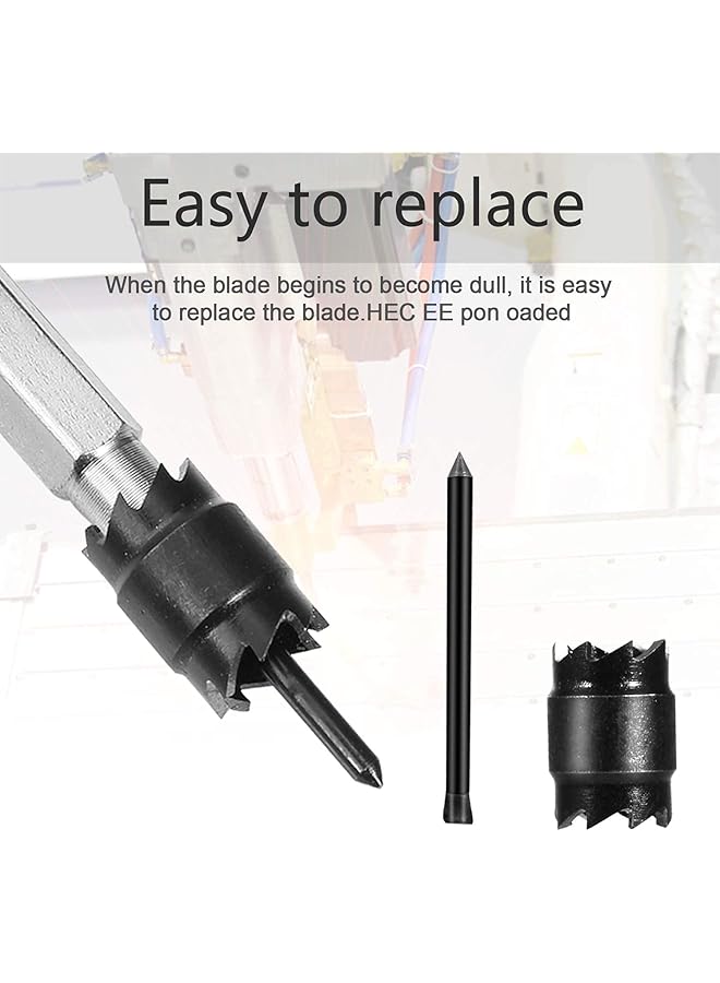 erorex Spot Weld Cutter Set Double Sided 13 Pcs 3 8 Inch Hss Spot Weld Cutter Remover Drill Bits Hex Sheet Metal Hole Cutter Remover Kit For Power Drill Spot Welding - Image 3