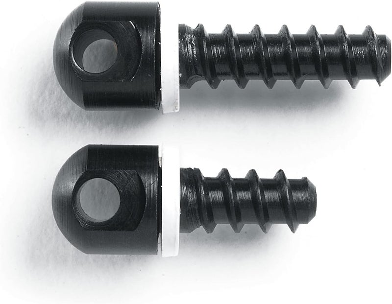 Uncle Mike's 115 RGS Sling Swivel Wood Screw Set, One each 1/2-Inch and 3/4-Inch Screws, Black, Model:25200 - Image 1