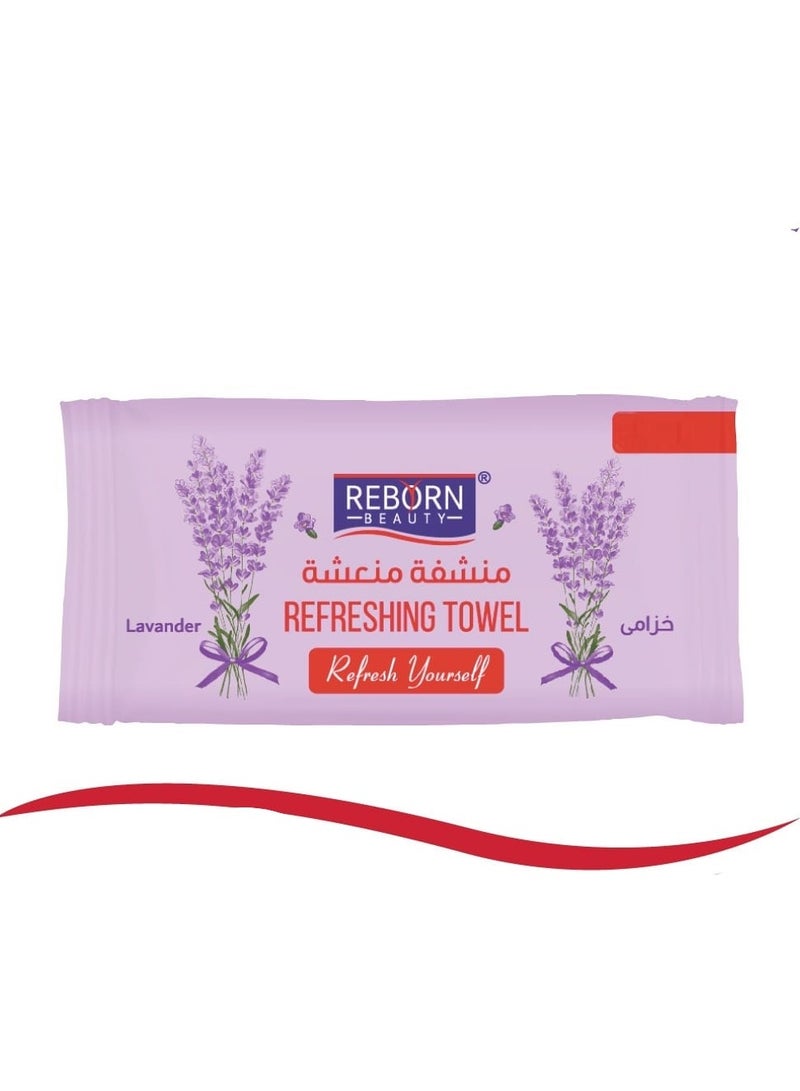 Reborn Beauty Repron Beauty Refreshing Towel with Lavender Scent 25 Pieces - Image 1