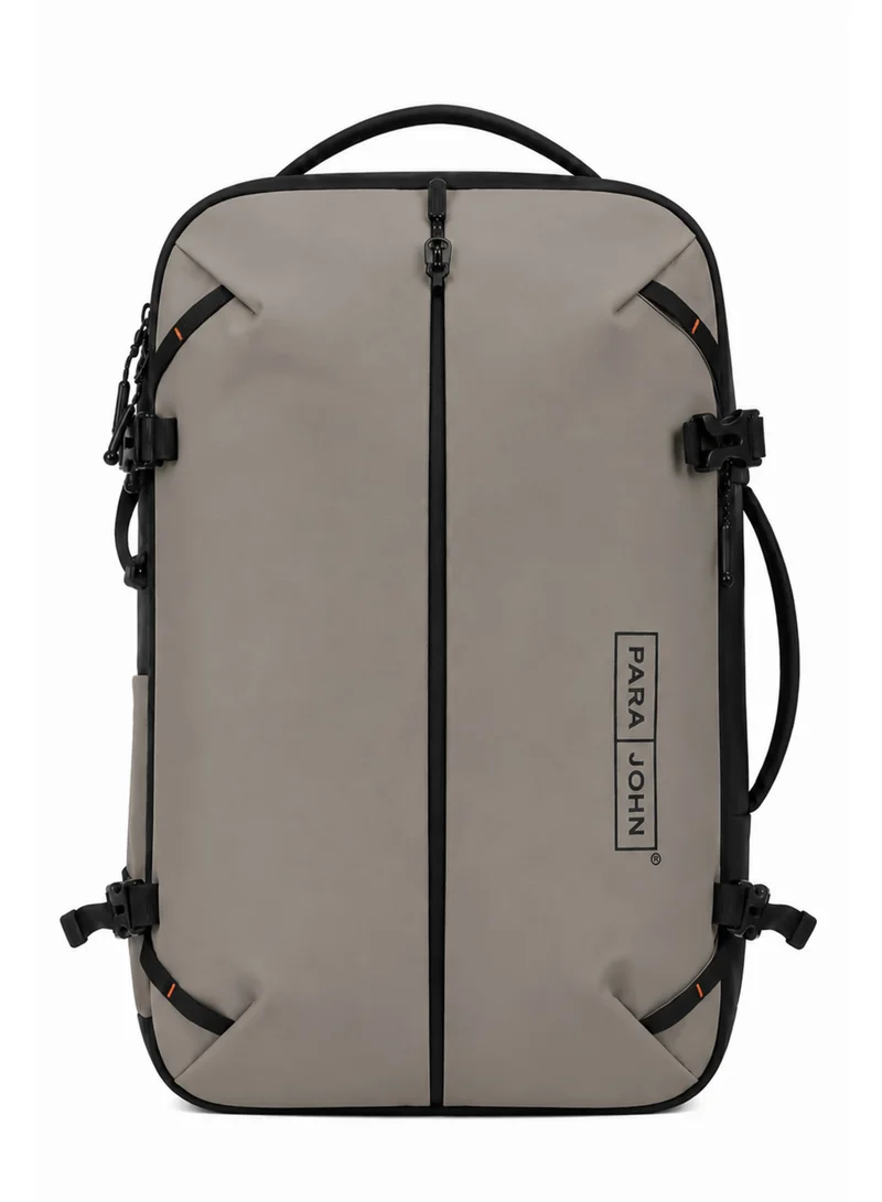 Parajohn Para John Black Laptop Backpack for Men & Women, Large Travel Backpack with Multiple Compartments, Laptop Compartment, Adjustable Shoulder Straps for Office, College & Business Use
