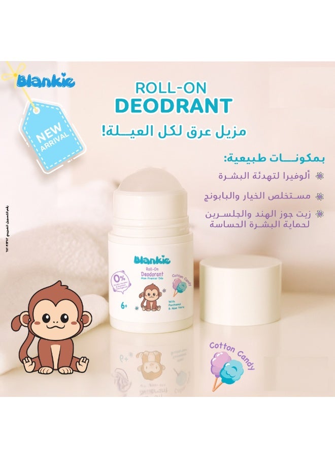 بلانكي مزيل عرق بلانكي كوتون كاندي رول أون - 40 مل - Image 2