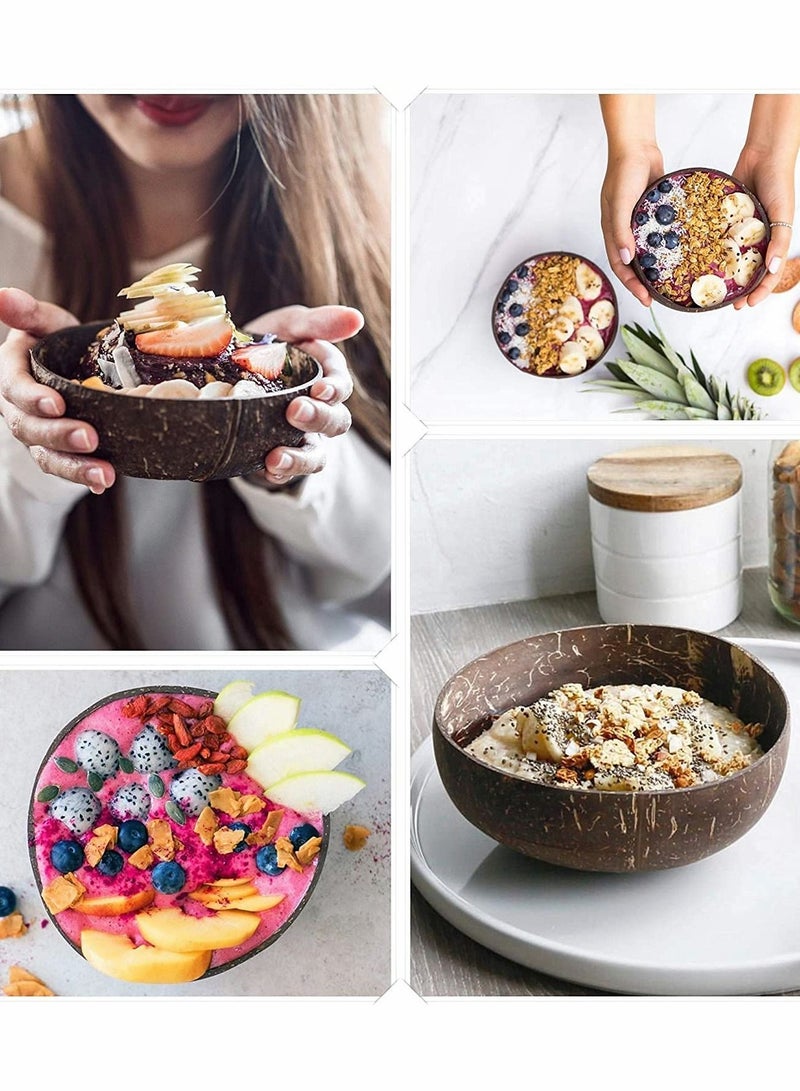 Y&D Natural Coconut Bowl-Handmade Bowl - Image 2