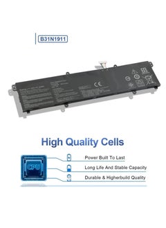 Zexen B31N1911 C31N1911 Laptop Battery Compatible for ASUS VivoBook Flip K413EA K413FA K413FP S433EA S433FA TM420U TM420UA TP420UA TP470EA TP470EZ X413EA X413JA 11.55 42Wh  - Image 4