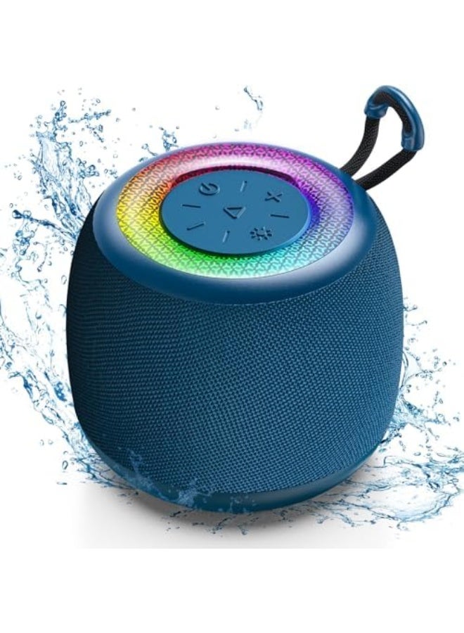 Mini Portable Bluetooth Speaker with 24-Hour Battery Life, LED Lights, TWS Stereo, TF Card Slot, Compact Design for Music Anytime, Anywhere - Image 1