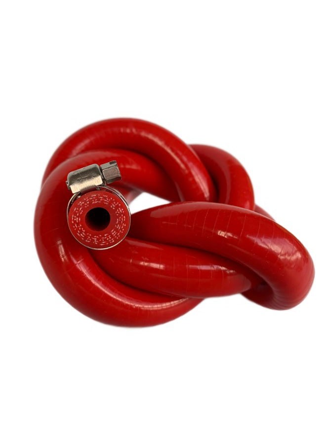 Bekelan 8MM (5/16") X 10FT Red High Temp Reinforced Silicone Heater Hose Radiator Coolant Straight Line(Work Pressure 145PSI/4-ply Reinforced/5MM Thick)+2 Clamp - Image 1