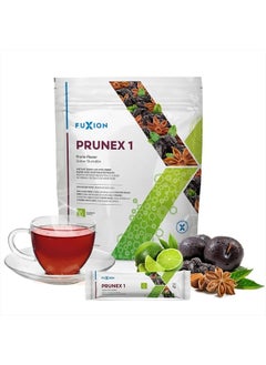 Petseeker Fast Acting Colon Cleanse-FuXion Prunex 1,Reliable Overnight Relief from Constipation,Stay Comfortable at Bathroom,All Natural Ingredients,Herb&Fruit w,Fiber&Insulin(Prune&Plum,28 Sachets)