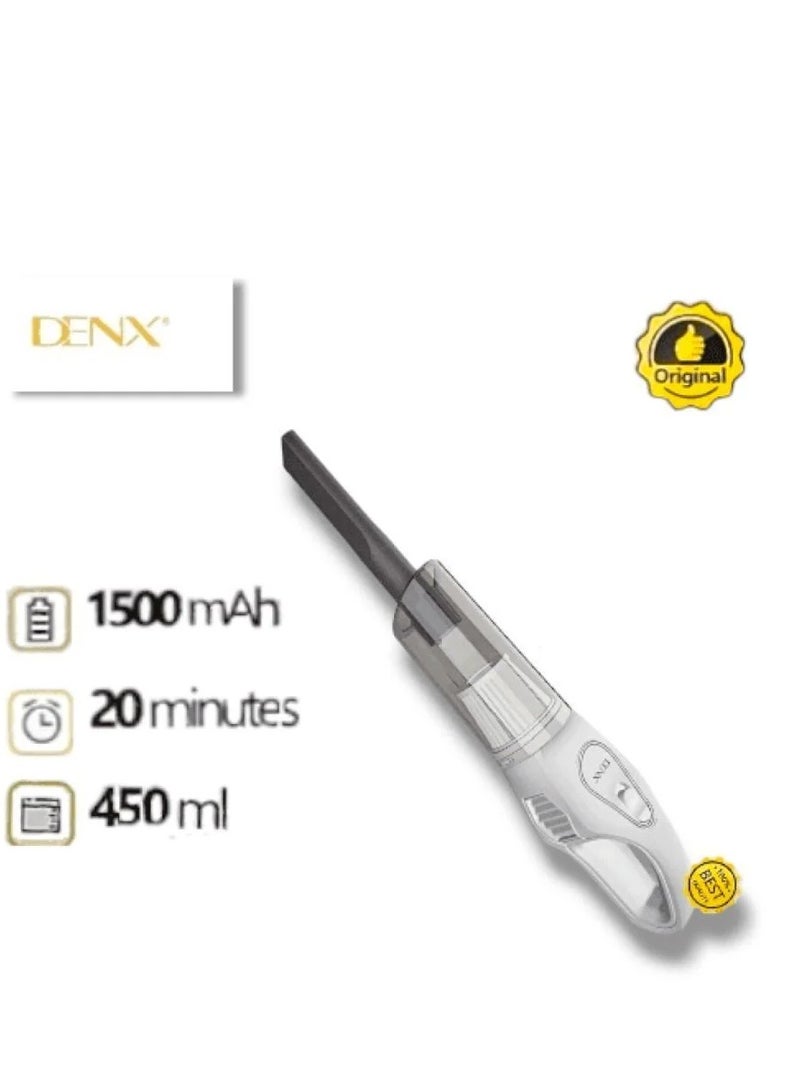 دينكس مكنسة كهربائية محمولة مع فلتر HEPA، تصميم لاسلكي خفيف الوزن، وقت تشغيل 30 دقيقة