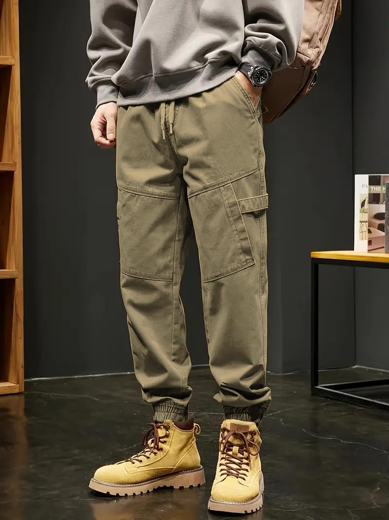 JVX Men Cargo || MenCargo Pants || MenCargo Pants Cotton || Cargos for Men(CARGO-04) (in, Numeric, 30, Khakhi) - Image 3