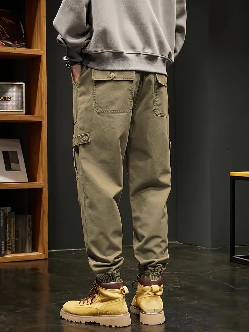JVX Men Cargo || MenCargo Pants || MenCargo Pants Cotton || Cargos for Men(CARGO-04) (in, Numeric, 30, Khakhi) - Image 2