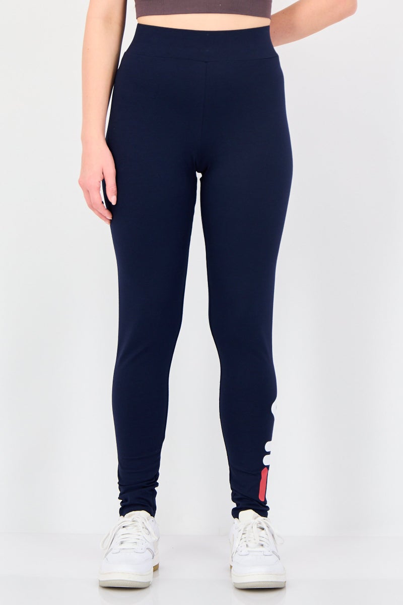FILA Women Sportswear Fit Training Leggings, Navy - Image 1