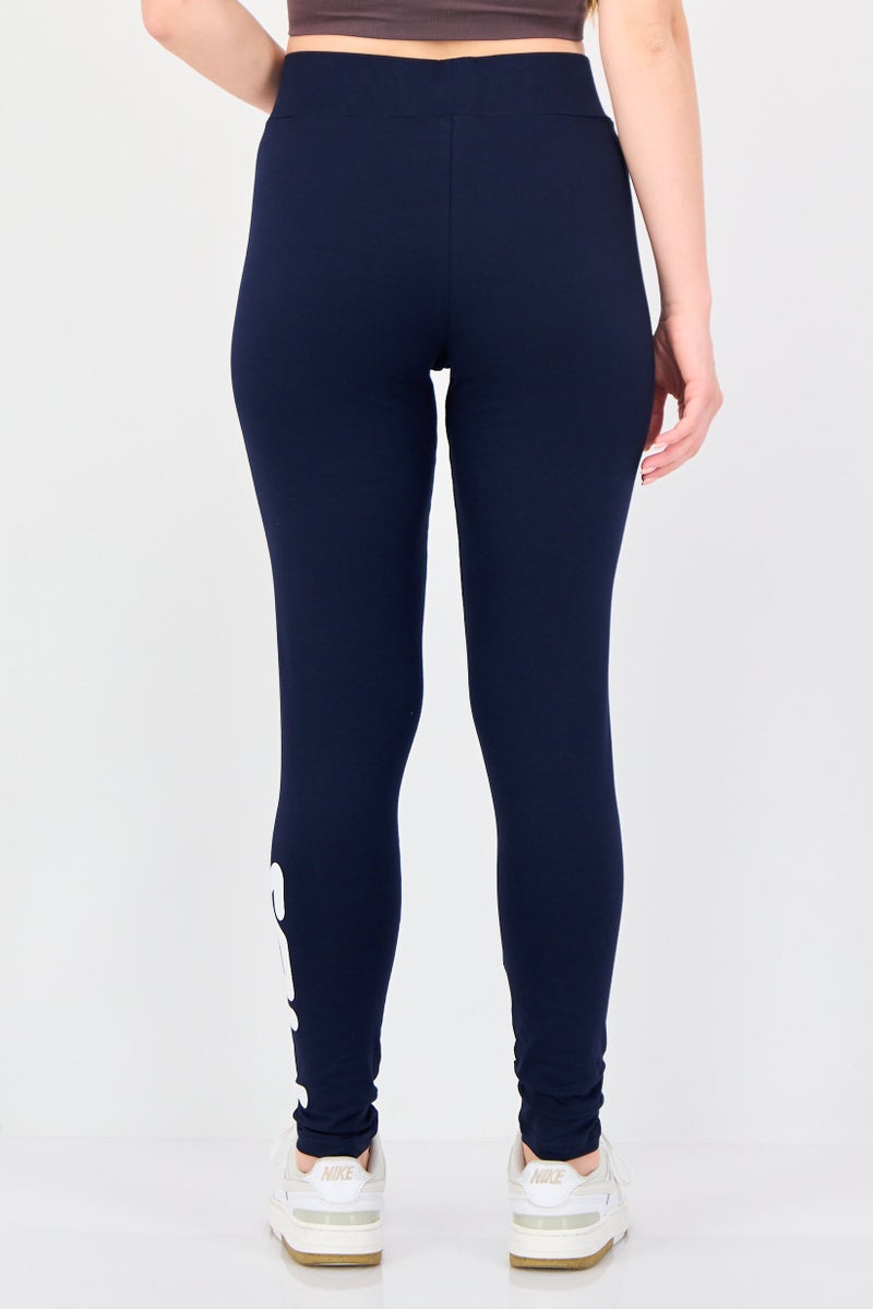 FILA Women Sportswear Fit Training Leggings, Navy - Image 3