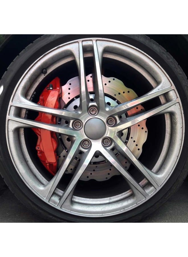 Eujgoov Red Brake Caliper Covers, Secure Fit, Premium Material, Easy Installation, High-grade Taste, Custom Design, Universal, M Size, Precision CNC Engraving, Aerospace-Grade Aluminum, (M) - Image 5