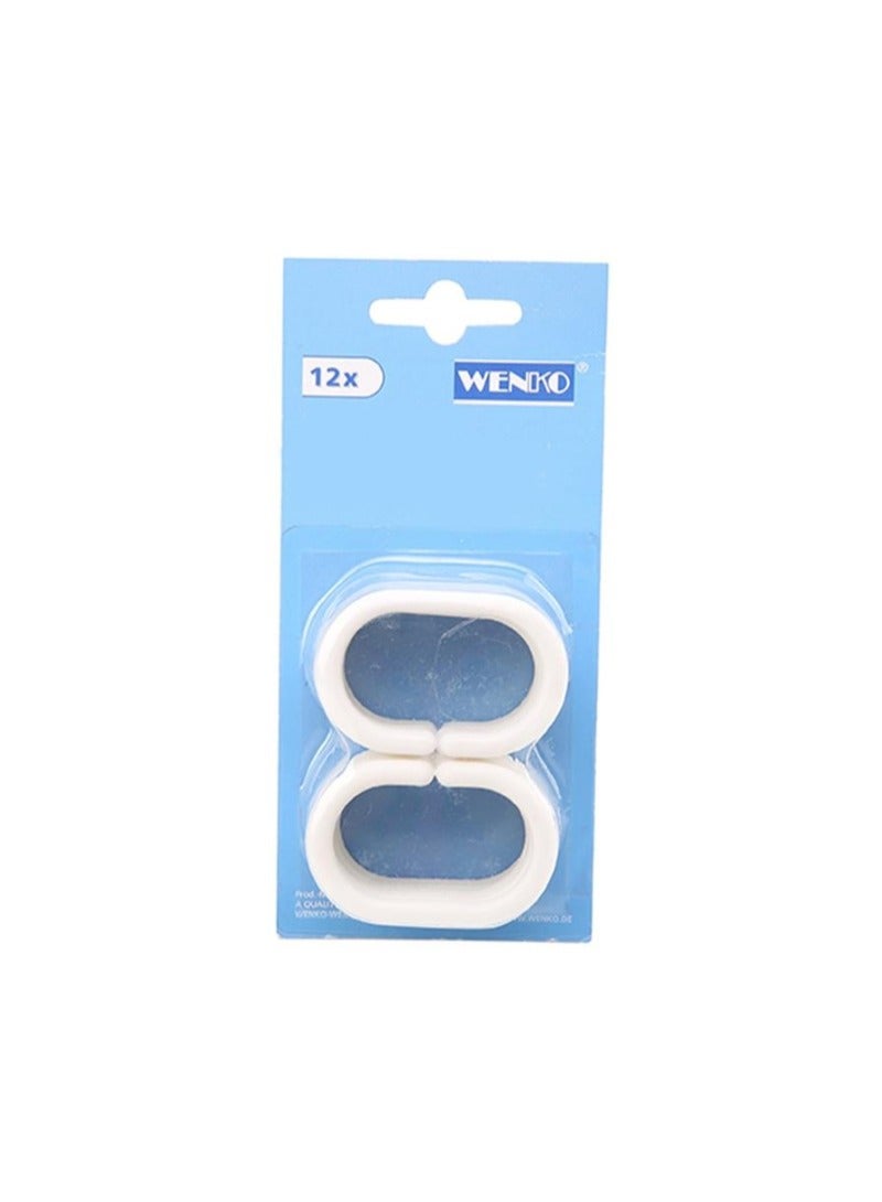 Wenko Shower Curtain Hooks Pack