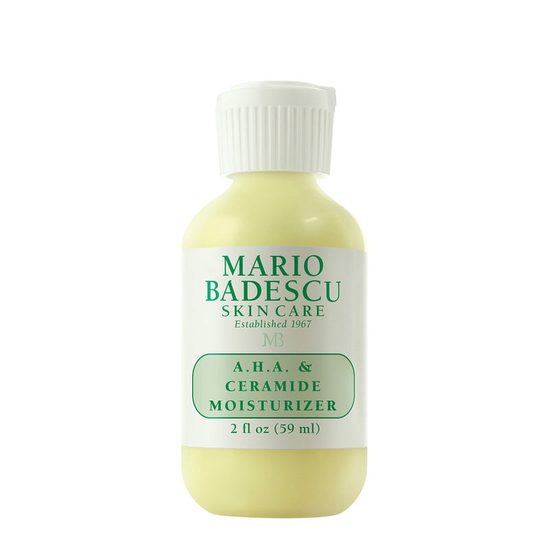 Mario Badescu A.H.A. & Ceramide Face Moisturizer for Women and Men, Ideal Facial Moisturizer for Combination or Oily Skin, Lightweight and Non-greasy Nighttime Moisturizer Face Cream, 2 Fl Oz - Image 1
