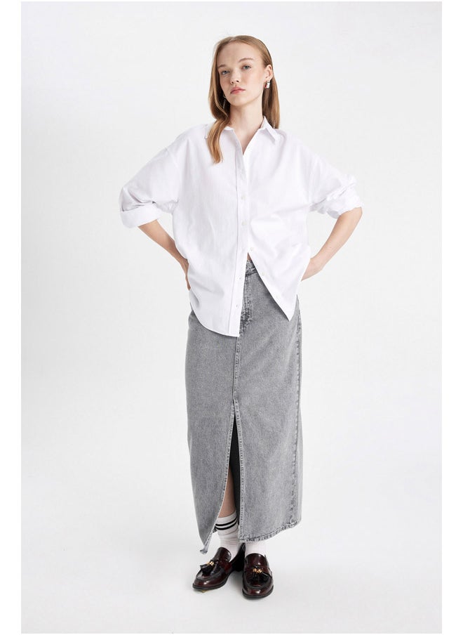 DeFacto - Woman Denim Fashion Fit Skirt - Image 1