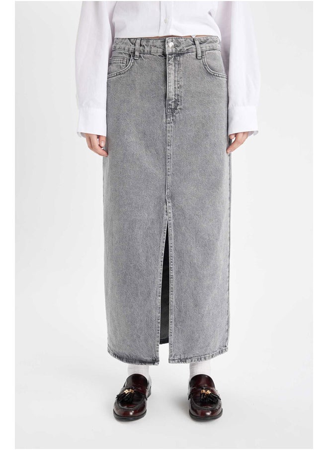 DeFacto - Woman Denim Fashion Fit Skirt - Image 1