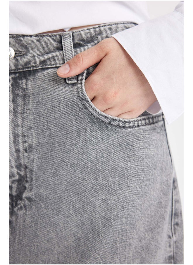 DeFacto - Woman Denim Fashion Fit Skirt - Image 1