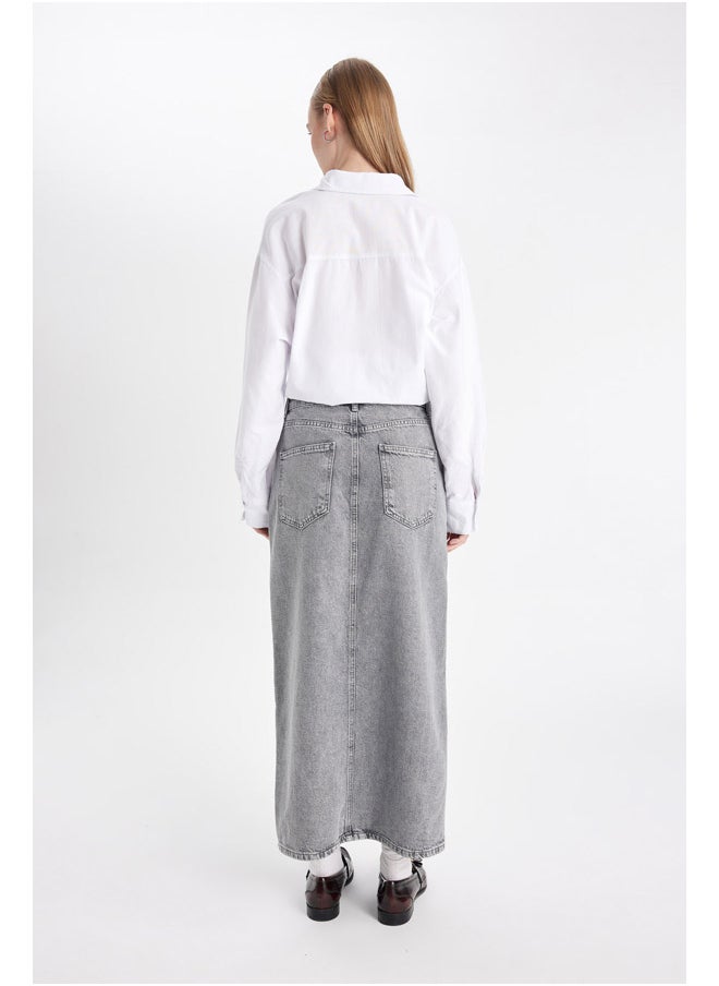 DeFacto - Woman Denim Fashion Fit Skirt - Image 1