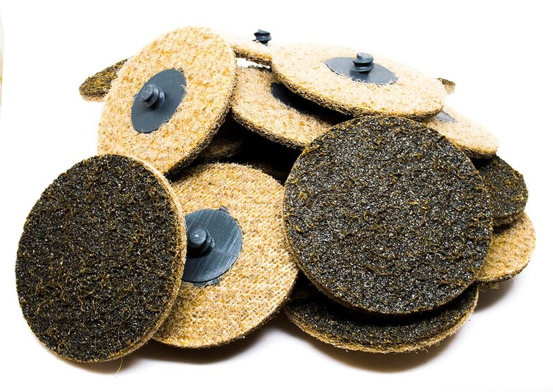 Benchmark Abrasives 3 Inch Sanding Discs Quick Change Nylon Surface Conditioning Discs, Drill & Die Grinder Sanding Disc Rust Remover for Metal Paint Stripper & Removal, Polishing - (25 Pack)(Coarse) - Image 1