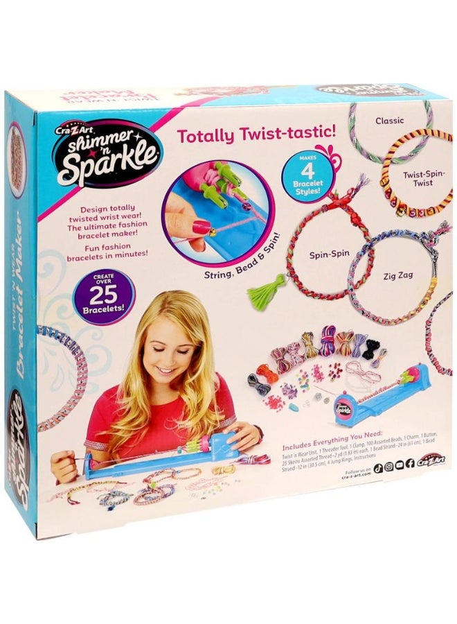 كري-زي-آرت شيمر آند سباركل تويست آند وير فاشون نيون - صانع الأساور - Image 2