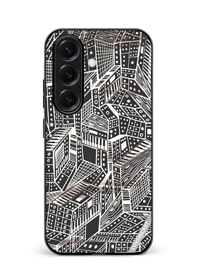 COVERSCART Protective Case Cover For Samsung Galaxy S24 Layer Design Multicolour