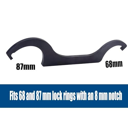 WINTOWIN Shock Spanner Wrench,Motorcycle Shock Wrench -68mm and 87mm,Pin Spanner to Adjust the Rear Suspension and Shock - Image 2