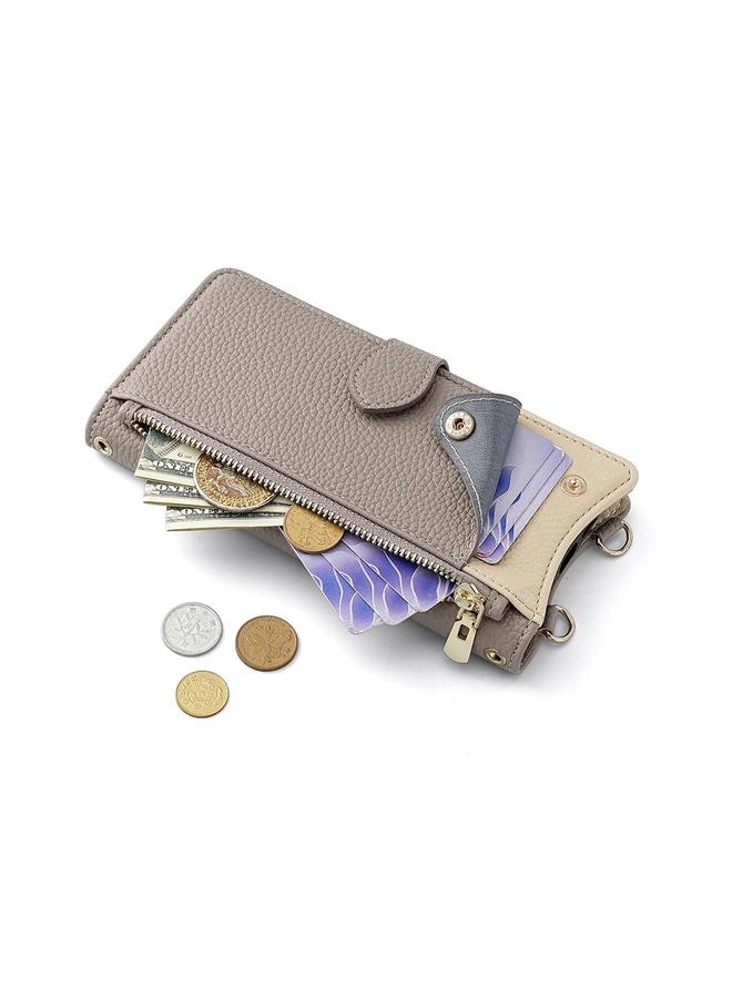 S-TOP Case For iPhone 16 Pro Max Crossbody Chain Fishtail Litchi Leather Phone Case - Image 4