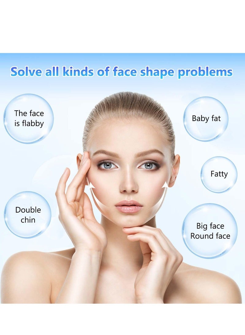 Generic - Double Chin Mask Reusable, 5Pcs Lifting Face Mask,Double Chin Mask, V Line Lifting Mask for All Skin Types,V Shape Face Lift Mask for Lifting and Firming the Face - Image 1